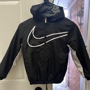 Nike Swoosh Black and White Jacket